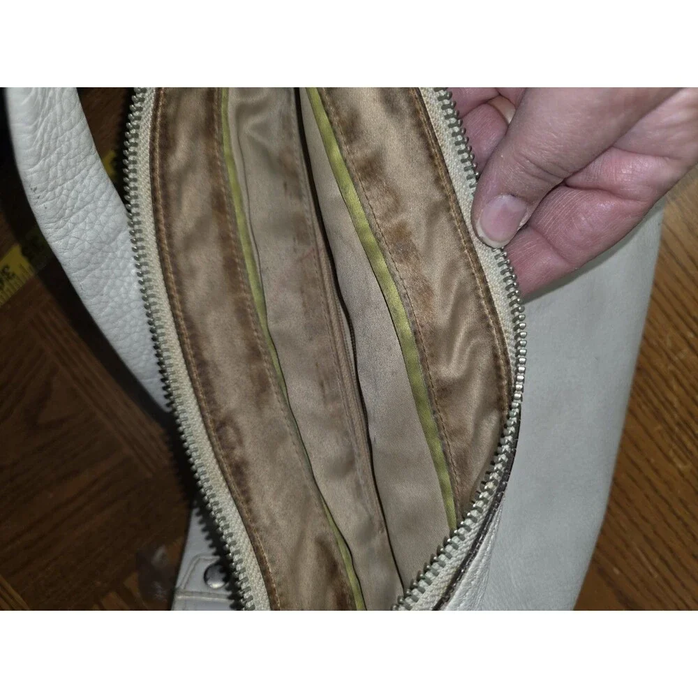 Coach Shoulder Bag Ali Leather Hobo 13655 Soft Ivory Winter White *FAIR*